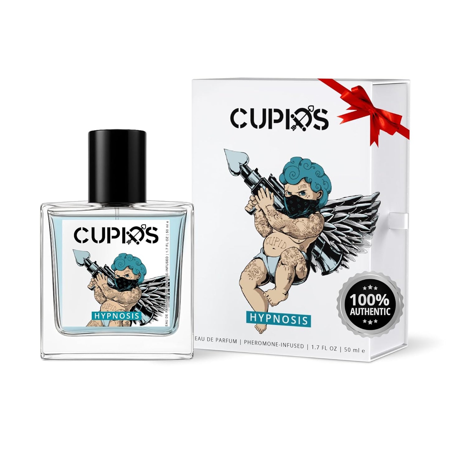 Cupids Original Hypnosis 2.0 Eau de Parfum Pheromone Cologne for Men – Long-Lasting Fresh Fragrance, 50ml