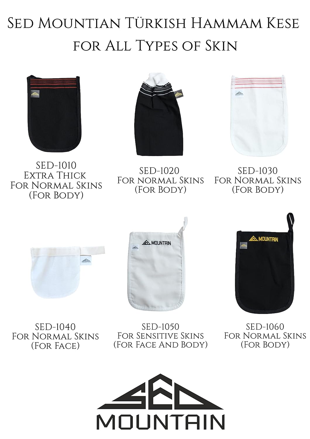 Exfoliating Glove - Body Scrub - Turkish Hammam Kese Mitt - Dead & Dry Skin Cleanser - Tan Remover Mitts - To Have a Soft Skin Care - For Women & Men (2 Units)