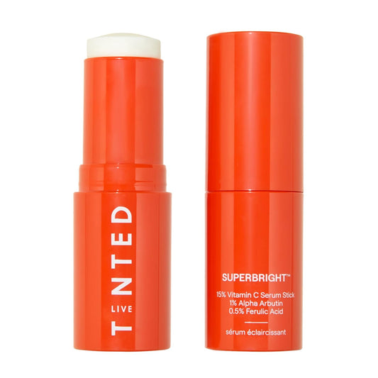 Live Tinted Superbright 15% Vitamin C Face Serum Stick - Balm to Serum Stick - Brightens Uneven Skin Tone & Texture, Targets Fine Lines & Wrinkles, 0.5 oz / 15g
