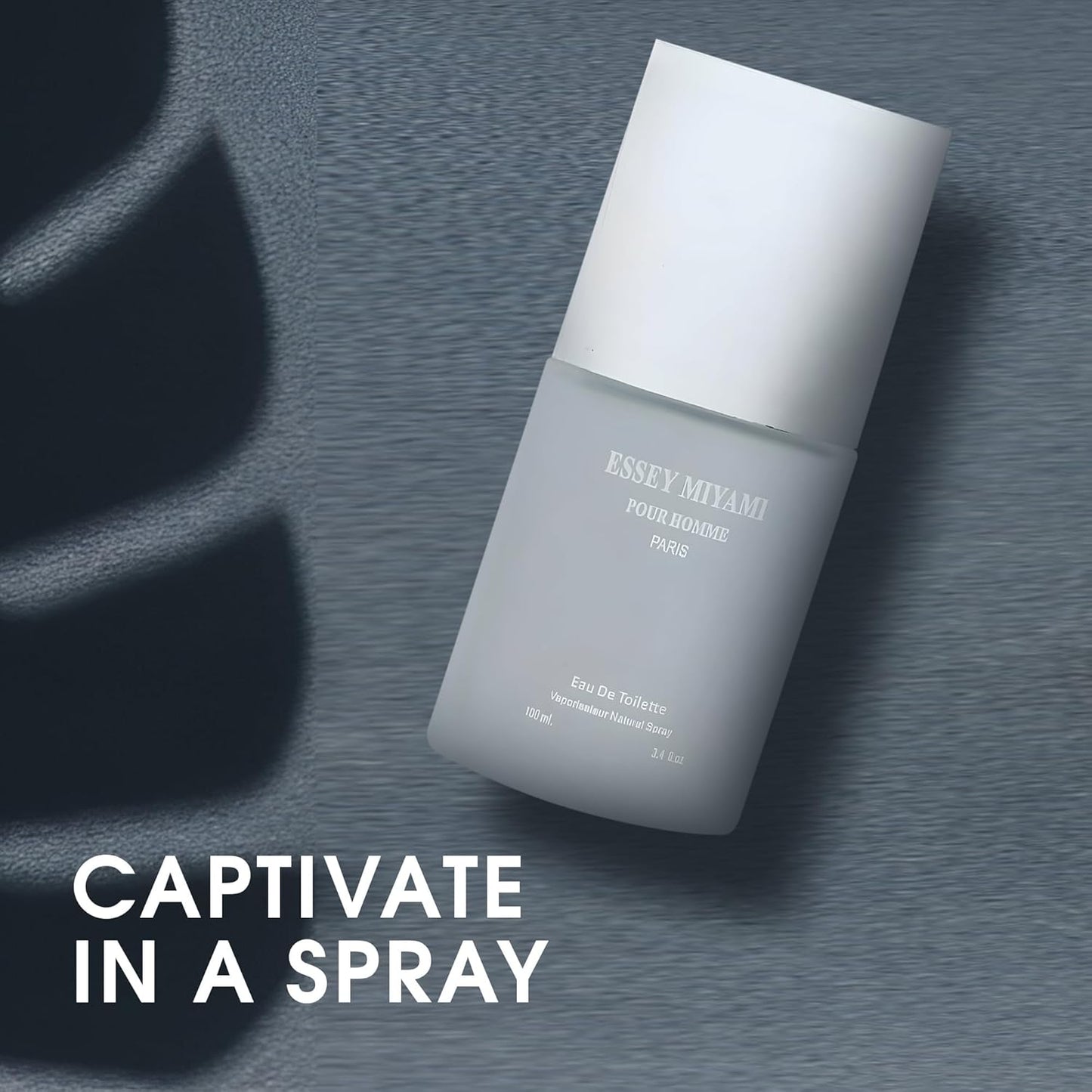 Men's Cologne Essey Miyamie Long Lasting Romatic Scent With A Modern Twist Perfume For Men, 3.4Fl Oz Eau De Toilette For Refined Occasions