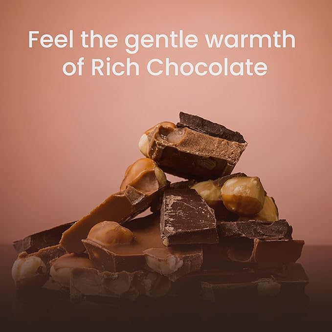 Dude's Love - Organic - Flavored Warming Body Massage Oil - Chocolate | No Stain - Non-Sticky | Nourish & Moisturize Skin | Aromatherapy Vegan Oil - 3.38 Fl Oz