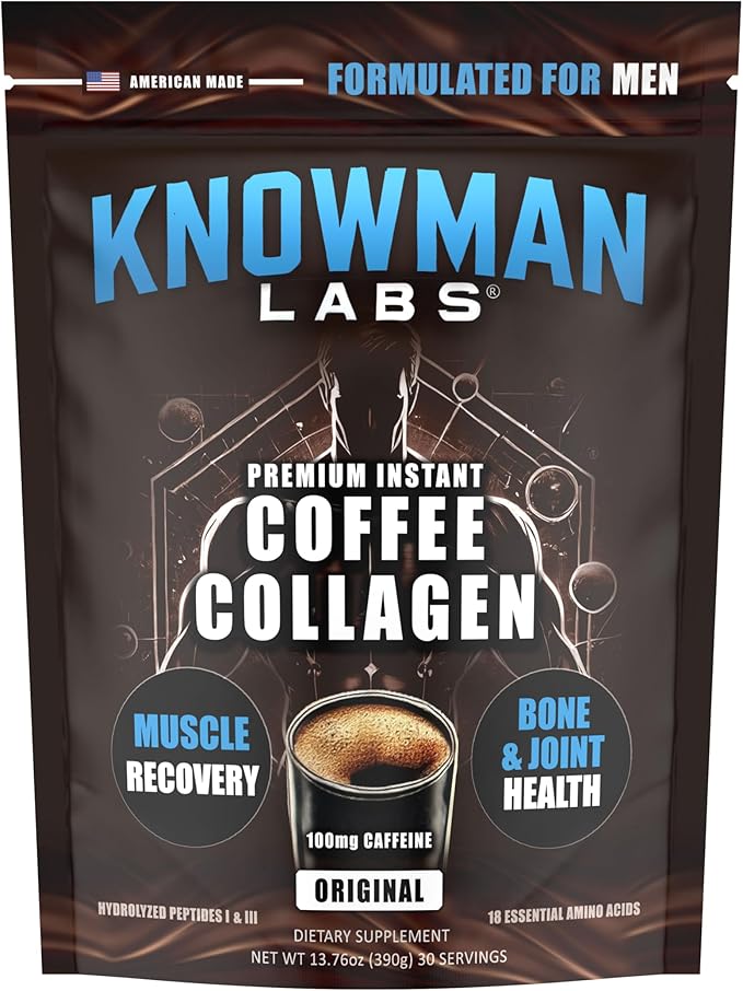 Collagen - Premium Collagen, Infused with Instant Coffee for Men