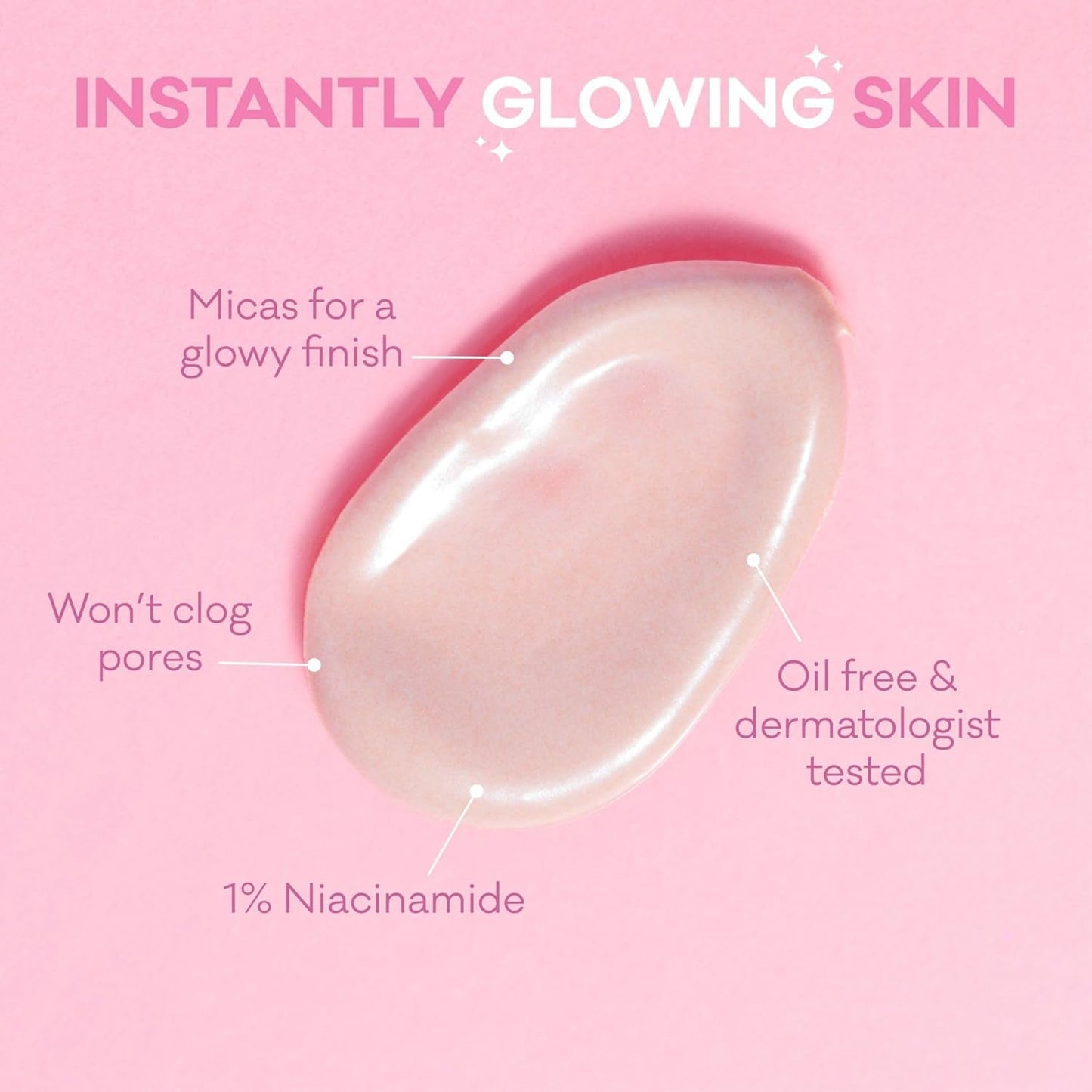 Bioré UV Aqua Rich Glow Enhancing Moisturizer with SPF, Daily Moisturizer with SPF 50, 1% Niacinamide Facial Sunscreen, 1.7 Oz