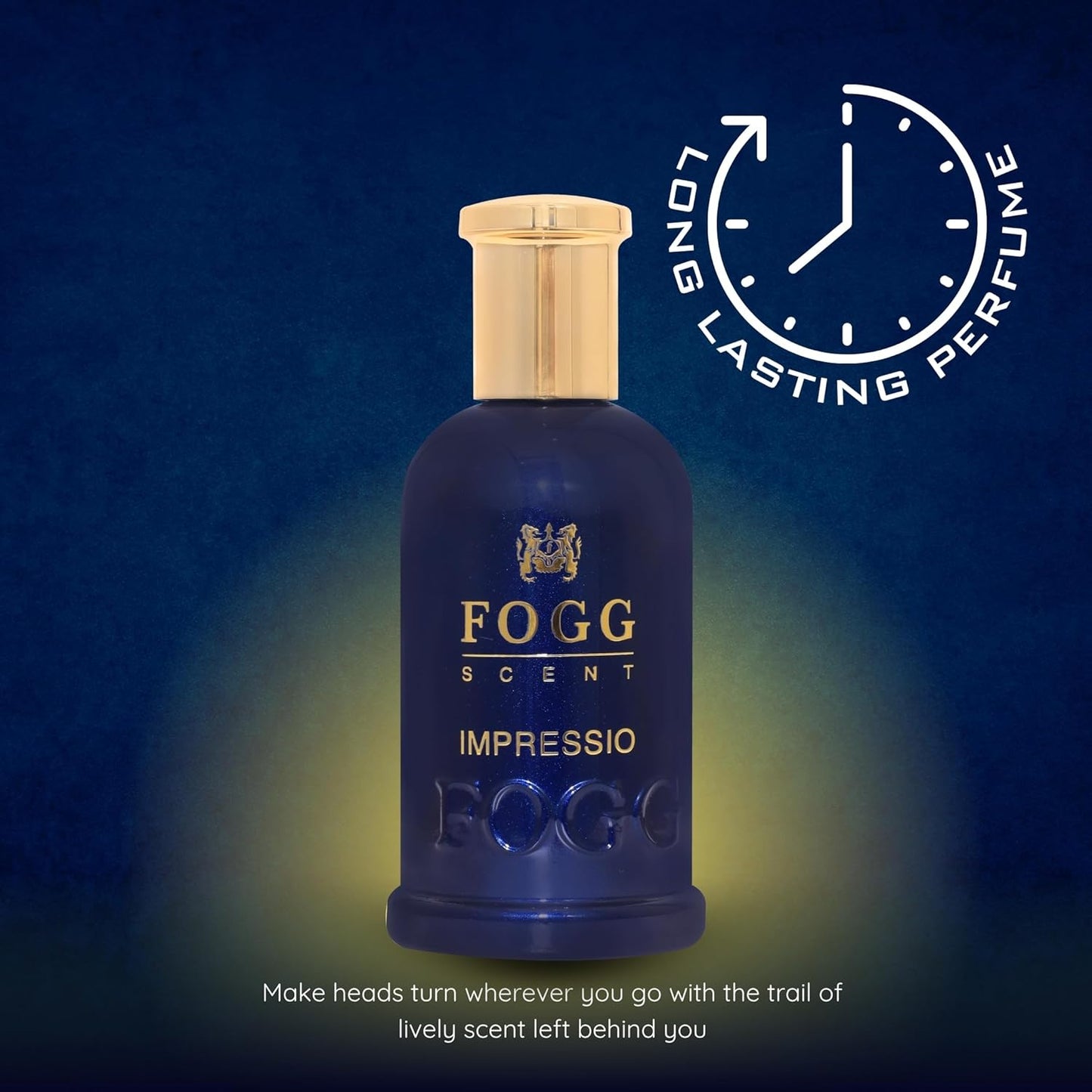 FOGG Impressio Eau de Parfum for Men – Long-Lasting Perfume with Woody & Citrus Notes | Strong, Masculine Fragrance for Office, Party & Daily Wear – 100 ml