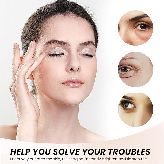 Naturals Instant Eye & Face Lift Cream Rapid Under Eye Bags Wrinkles Puffiness Remover for Women and Men in 60s -Temporary Firming & Tightening Treatment - Wrinkle Filler (3pcs)