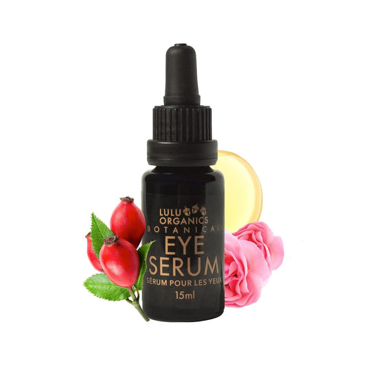 Botanical Eye Serum, Nourishing Under Eye Oil Serum for Dark Circles and Puffiness, Organic Ingredients and Vitamin Rich Antioxidant, Compact & Travel Size - 15 ml