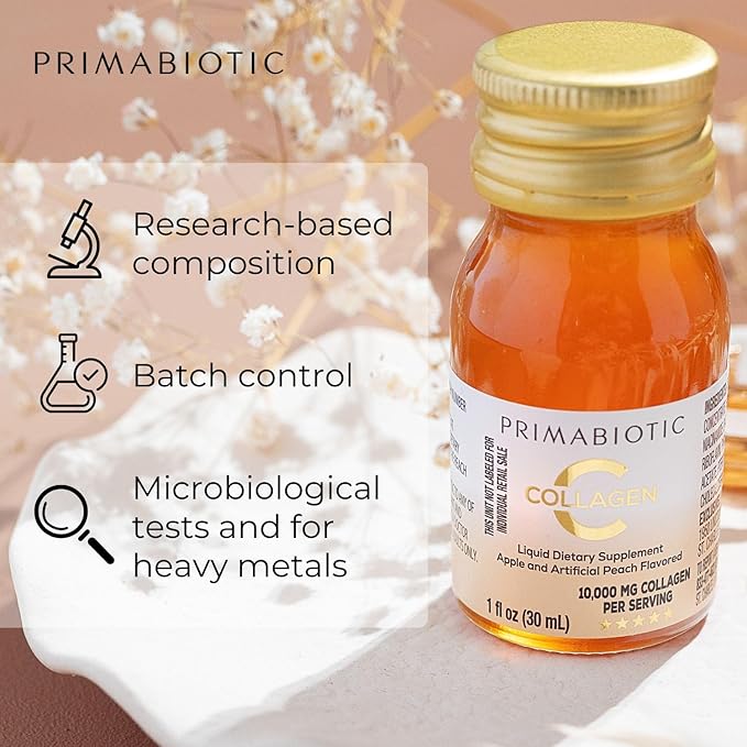 Liquid Collagen - High Collagen Content [10,000 Mg] Per Serving - Hydrolyzed Collagen and 12 Vitamins - Gluten Free- 900 Ml - Pack of 30 Bottles x 30 Ml (1)