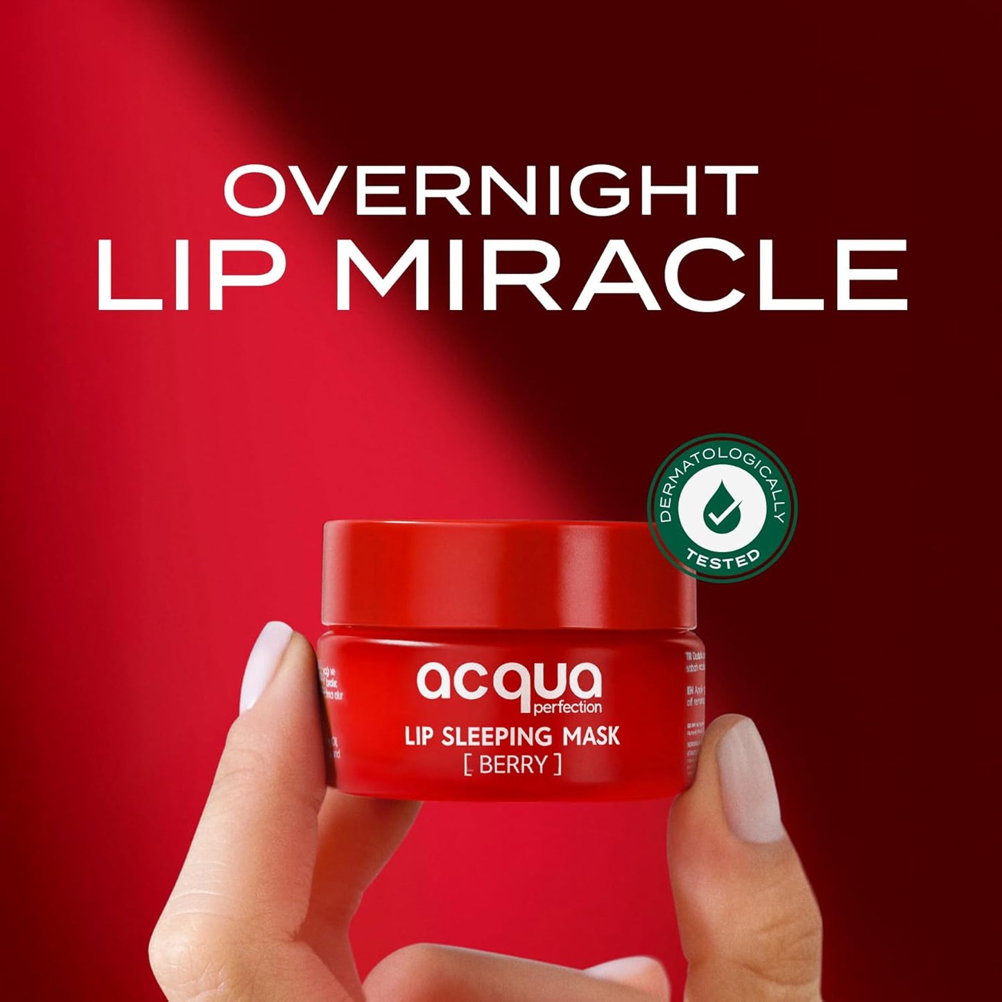 Lip Mask, Overnight Lip Treatment Enriched With Skin Softening Berry and Hydrating Shea Butter, Flaky Dry Lips
