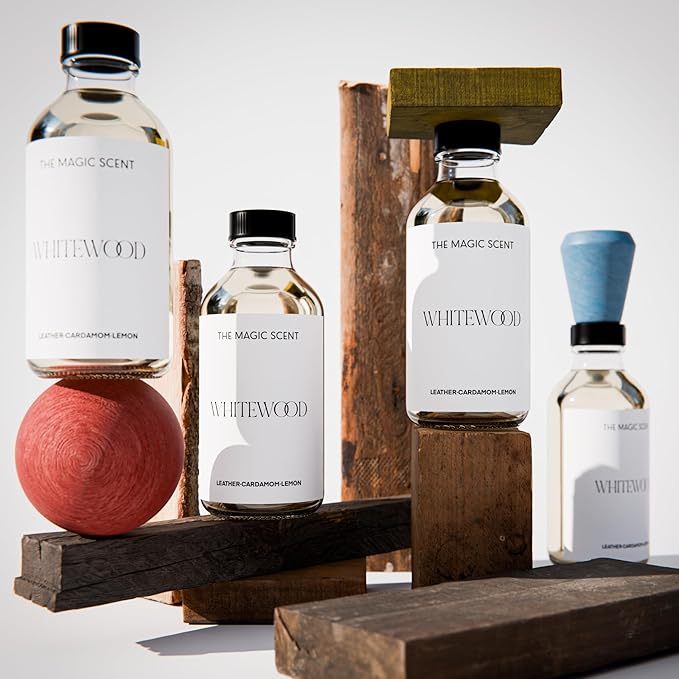 Whitewood Oils for Diffusers - HVAC & Cold-Air Ultrasonic Diffuser Oil Inspired by The 1 Hotel, Miami Beach - Essential Oils for Aromatherapy - 8.5 fl oz, 250 mL