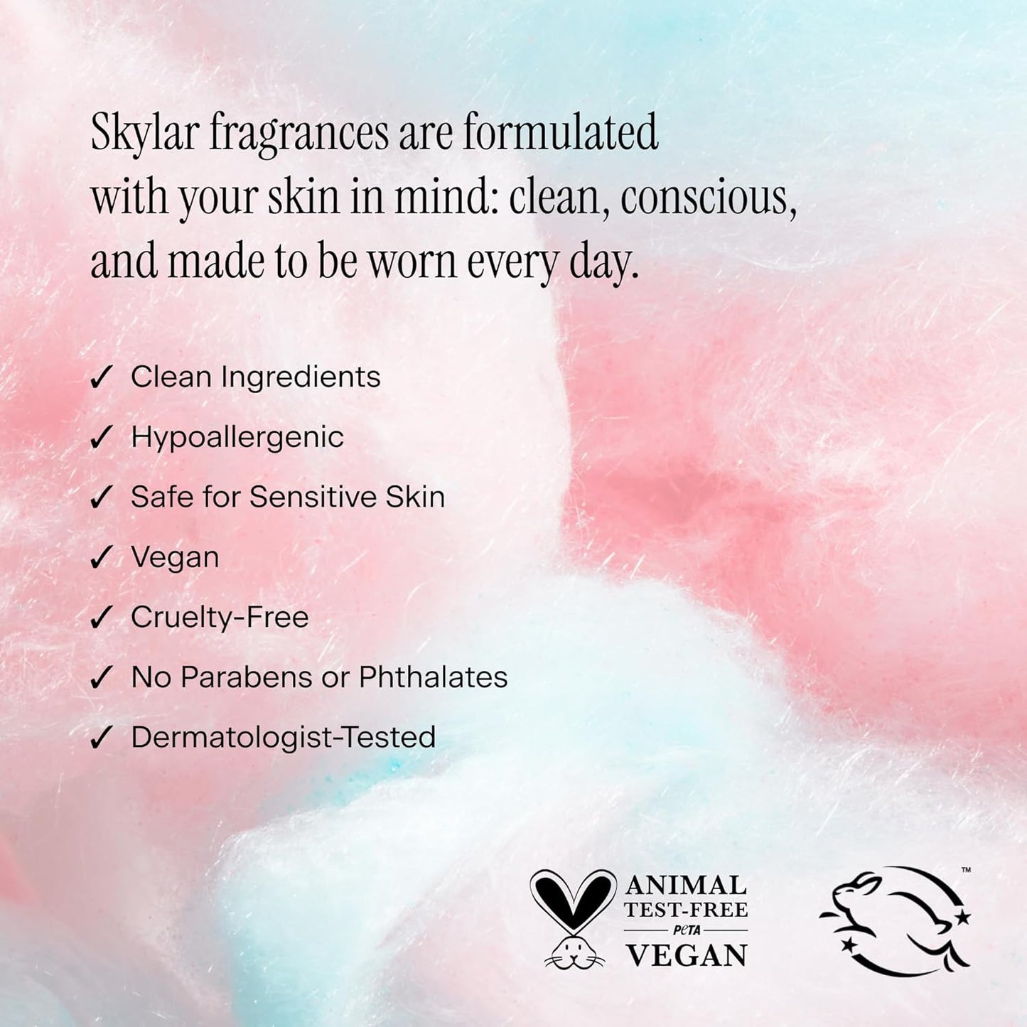 Skylar Boardwalk Delight Eau de Parfum - Hypoallergenic & Clean Perfume for Women & Men, Vegan & Safe for Sensitive Skin - Notes of Cotton Candy, Vanilla & Coconut Milk - 50mL /1.7 Fl oz