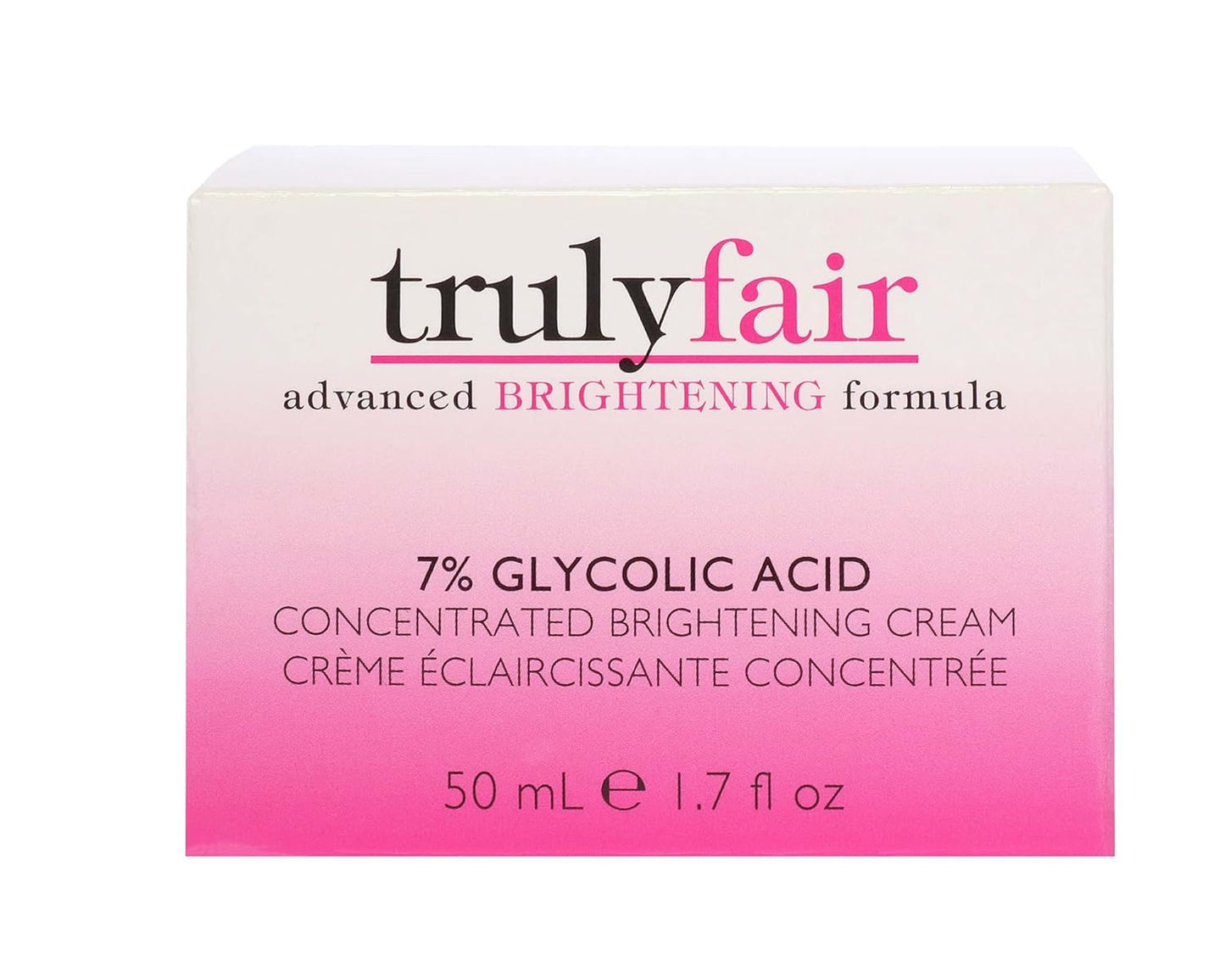 Face Brightening Kit - 7% Glycolic Acid Concentrated Cream 1.7 fl oz & AHA Gel Lotion 1.7 fl oz - Anti-aging Anti-wrinkle - Moisturizer - Hydrating Skincare Kit - Paraben-free - For women