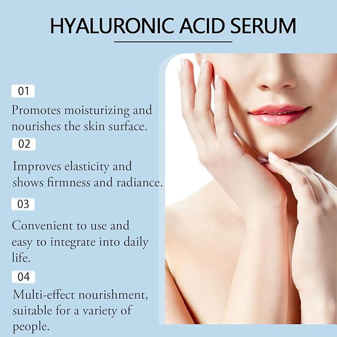 Hyaluronic Acid Powder, Hyaluronic Acid Powder for Skin Care，Low Molecular Weight, Vegan Cosmetic Grade，Water Soluble Hydrating Ingredient for Skin Moisture，DIY Facial Serum（100g/3.52oz）