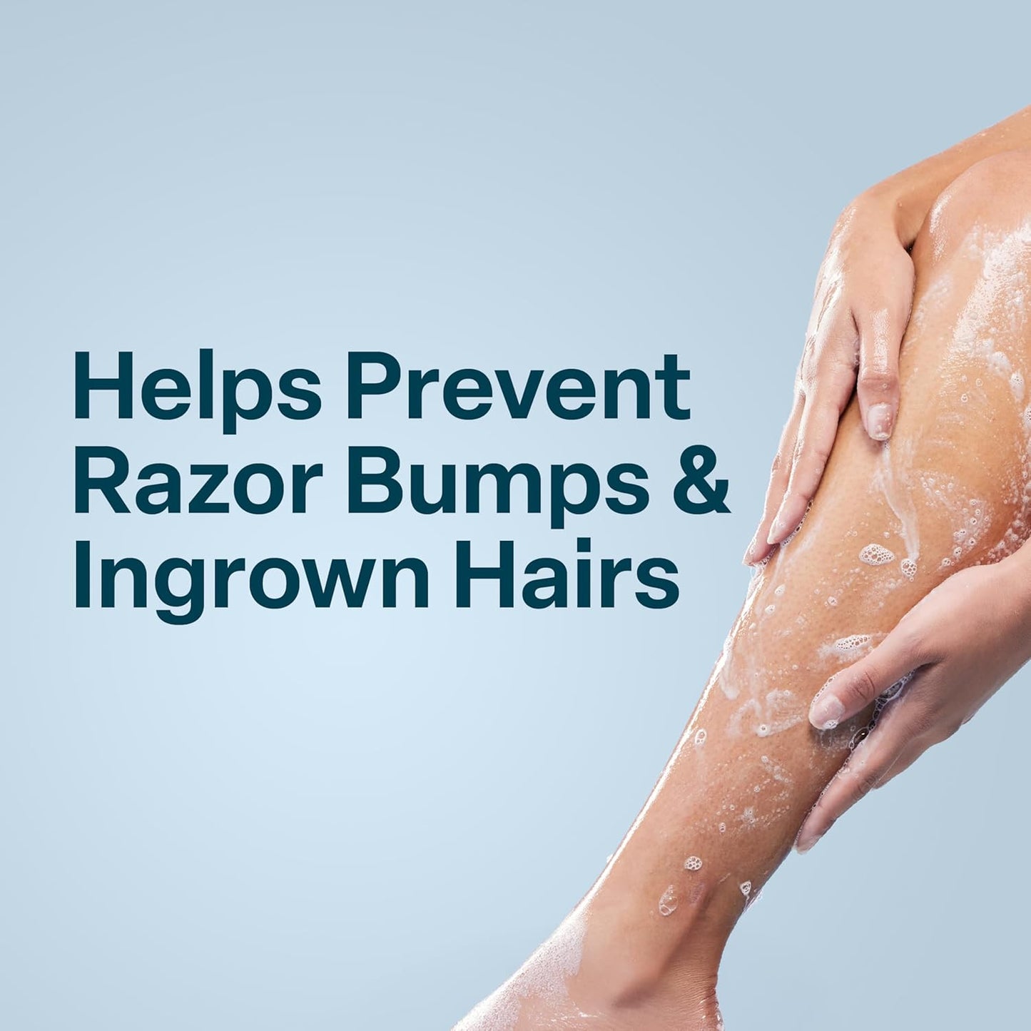 QRxLabs Glycolic Acid Face Wash Gel Cleanser - 6 fl oz - Exfoliating Facial Cleanser & Ingrown Hair Treatment for Blemish-Prone Skin