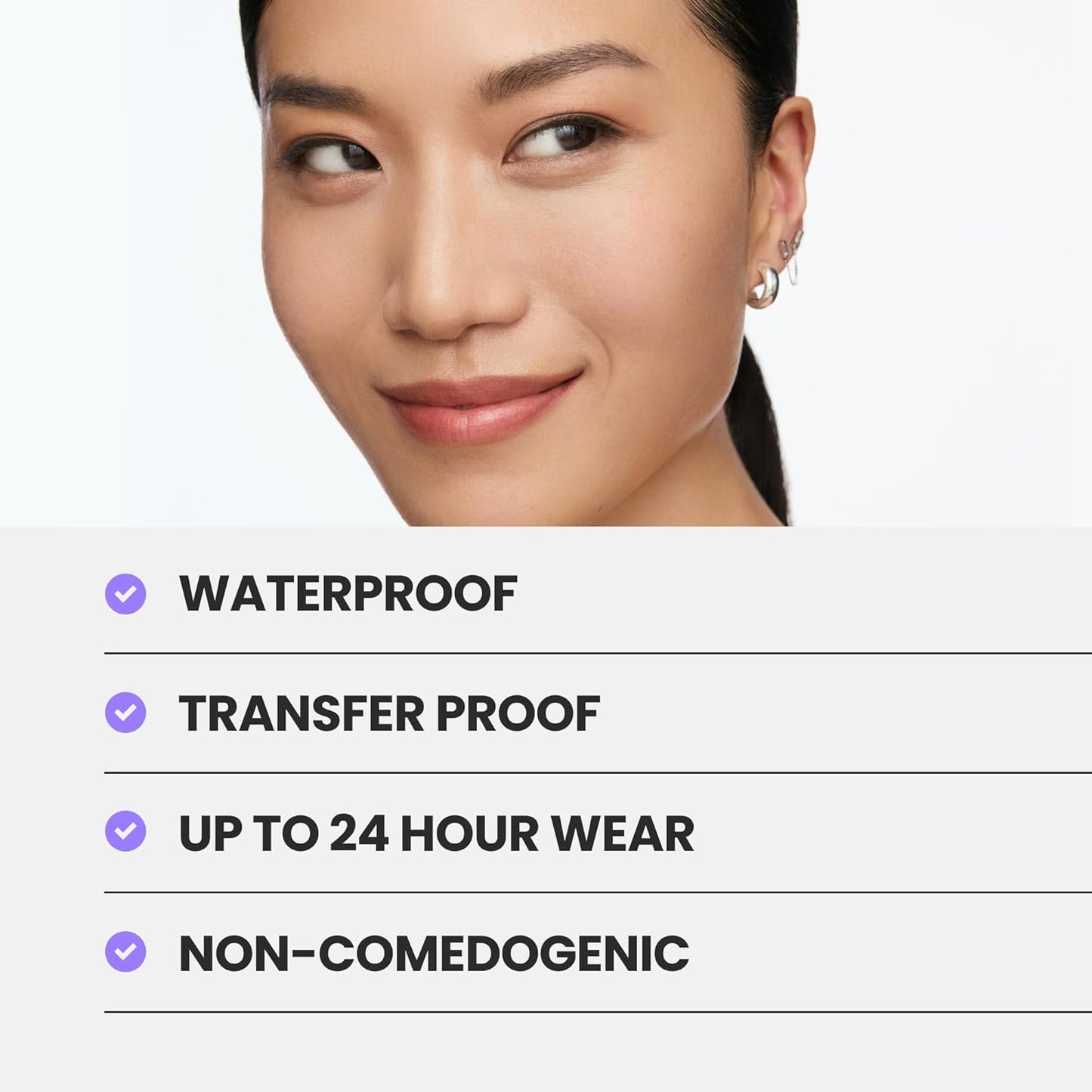 Wonderskin Hyper-Bond Serum Foundation – Waterproof, Transfer-Proof, 24HR Longwear Face Makeup with Niacinamide & Hyaluronic Acid – Lightweight, Natural Finish, Vegan & Cruelty-Free (Echo)