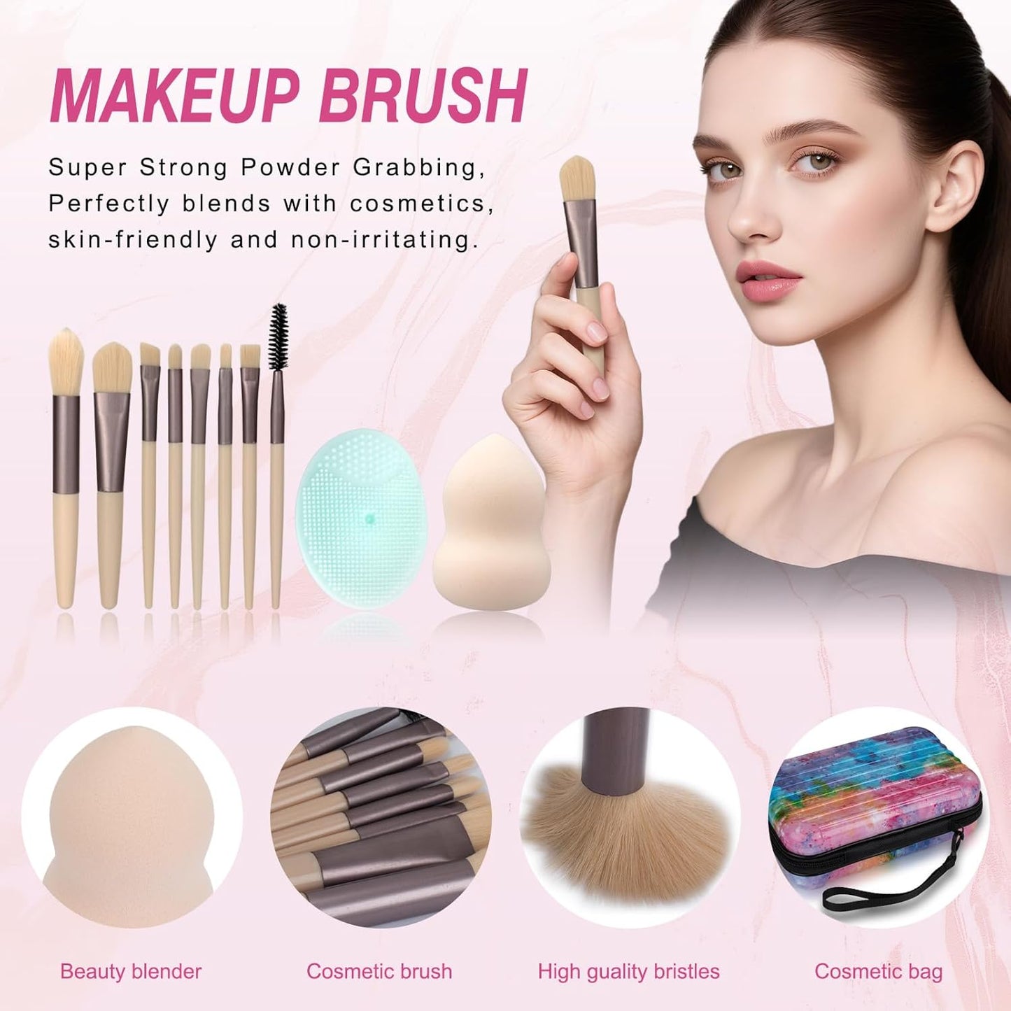Makeup Set for Teens Makeup Kits for Teens & Girls Women - Travel Makeup Kit for Women Full Kit with Eyeshadow Palette, Lipstick & More, Make Up Set for Teenager Girls