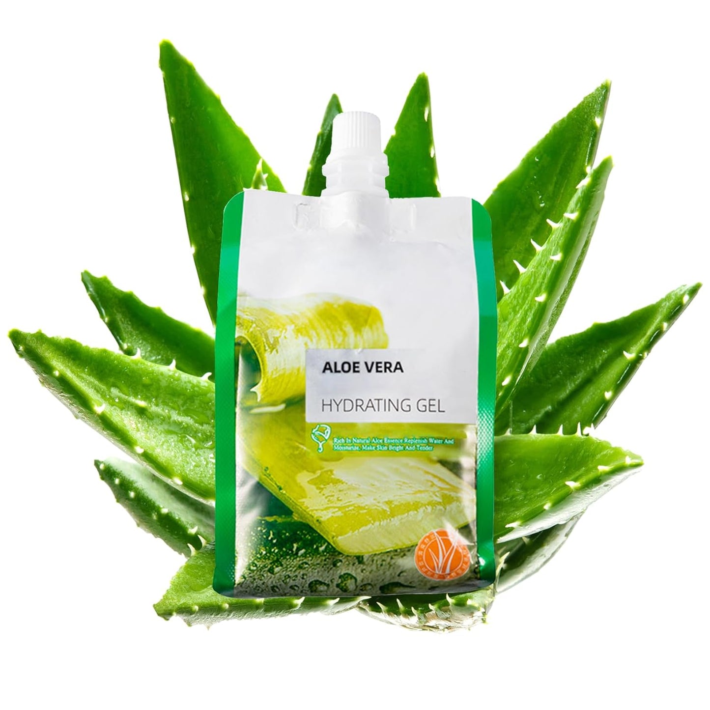 Moisturizing Gel for Face & Body,Non-sticky Gel After Sun Aloe Lotion Skin Care,Fast Absorbing Long Lasting Refreshing Hydrating Face Moisturizer for All Skin Types 06
