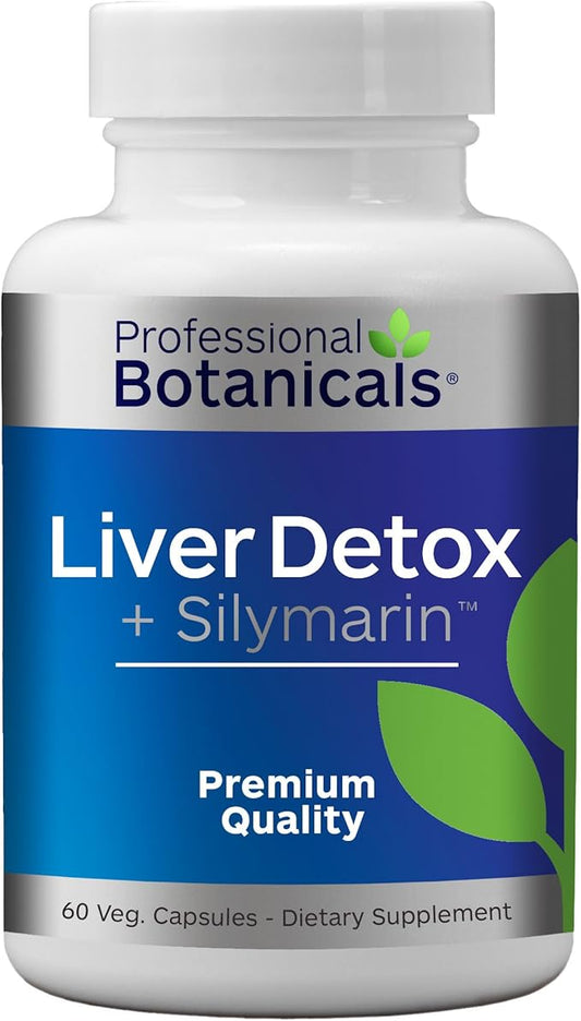 Liver Detox and Cleanse Supplement, Herbal 80%, Organic 60 Vegetarian