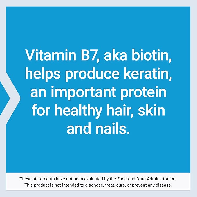Life Extension Biotin 600 mcg Vitamin B7 Support Supplement for Beautiful Hair, Nails & Beyond – Gluten-Free, Non-GMO - 100 Capsules