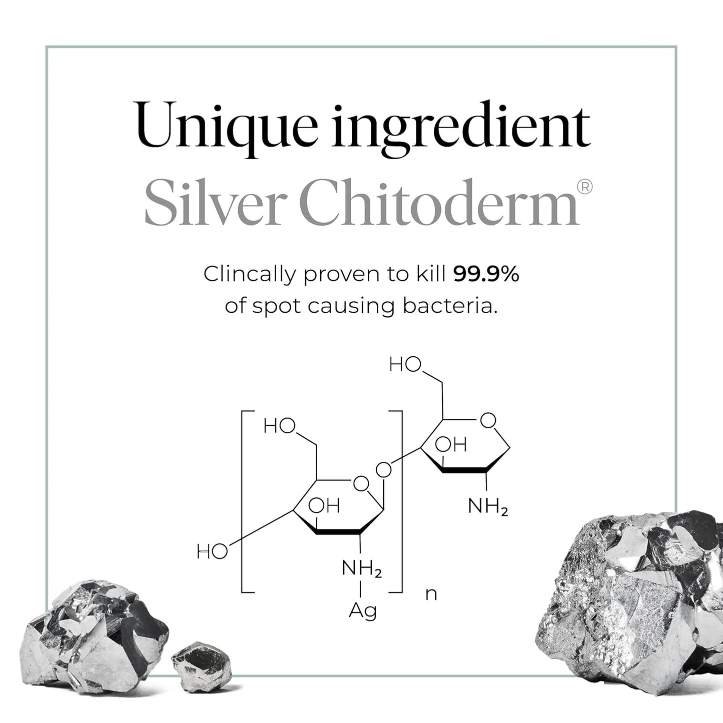 47 Skin Hydrating Face Serum for Clearing Acne & Scars, Anti-Blemish & Scar Repair Serum Skincare Treatment with Silver Chitoderm - Smooth Skin Moisturiser (1.01 oz)