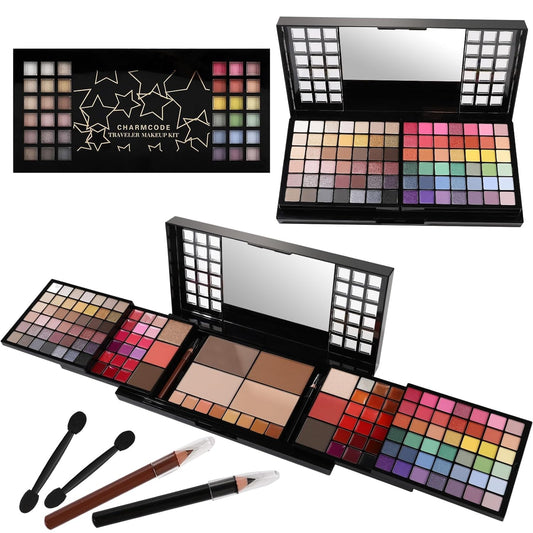 All in One Makeup Kit, Makeup Kit for Women Full Kit, Make Up Christmas Gift Set for Teen Girls- Eyeshadow Palette,Lip Gloss,Concealer,Highlighter,Blush,Eyeliner,Brow Powder & Contour