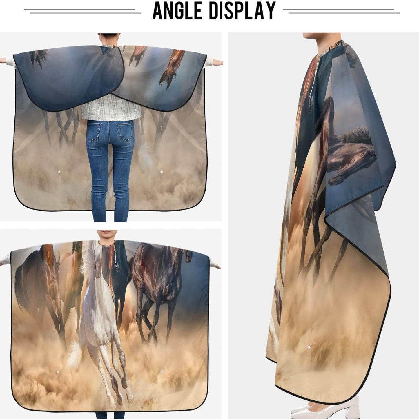 Stylish Barbershop Salon Barber Cape Haircut Cape Salon Apron Unisex Hair Cutting Apron for Men Women