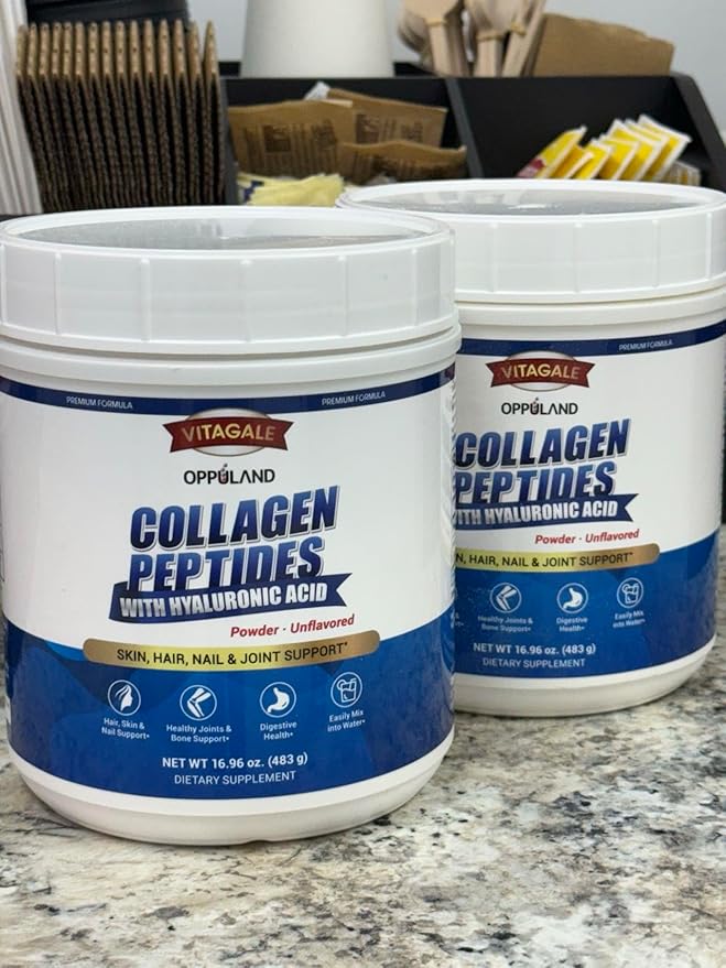 Premium Collagen Peptides - Hydrolyzed Unflavored Powder for Youthful Skin, Strong Nails & Joint Support