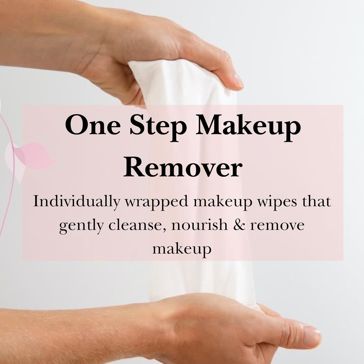 mivida 100 Count Individually Wrapped Makeup Remover Wipes with Vitamin E | Fragrance-Free, Alcohol-Free makeup wipes | Hypoallergenic single make up removing wipes