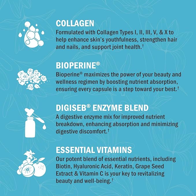 BioSchwartz ACV Apple Cider Vinegar Gummies with B Complex Vitamins (3 Month Supply) Plus Hydrolyzed Collagen Peptide Capsules (45 Day Supply)