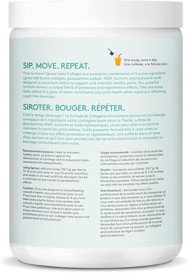 SPROOS Joint Collagen Mango Turmeric 337g