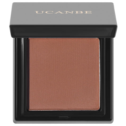 UCANBE Brown Single Eyeshadow Palette, Highly Pigmented Matte Eye Shadow Powder, Professional Long-Lasting Waterproof Makeup Palette