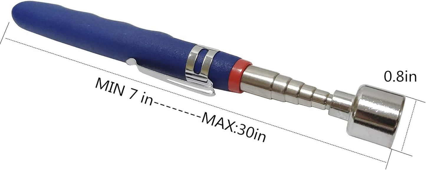 Claw grabber pickup tool,20lb telescoping magnet,inspection mirror on a stick tools, 85mm circular telescopic detection mirror for additional observation,and Other Small Parts Extended.