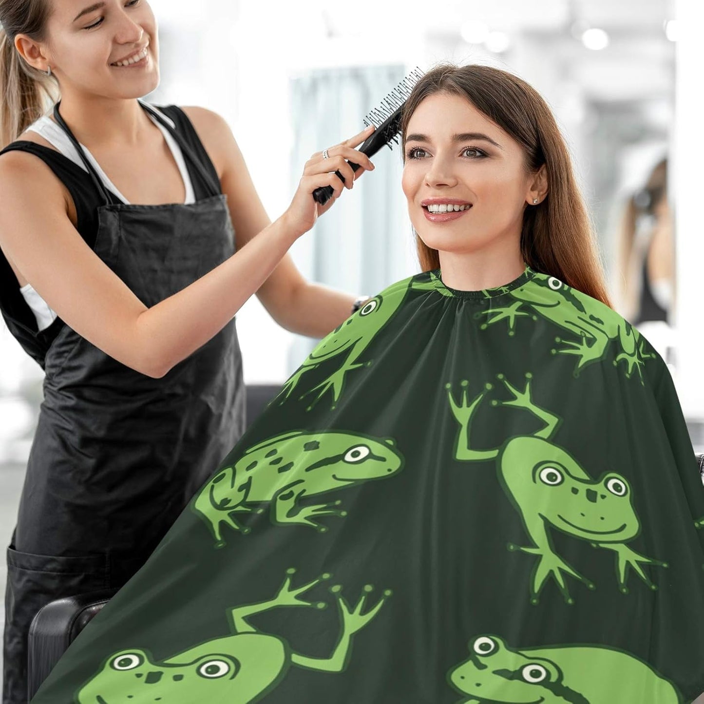 Stylish Barber Cape - Unisex Hair Cutting Apron for Men & Women