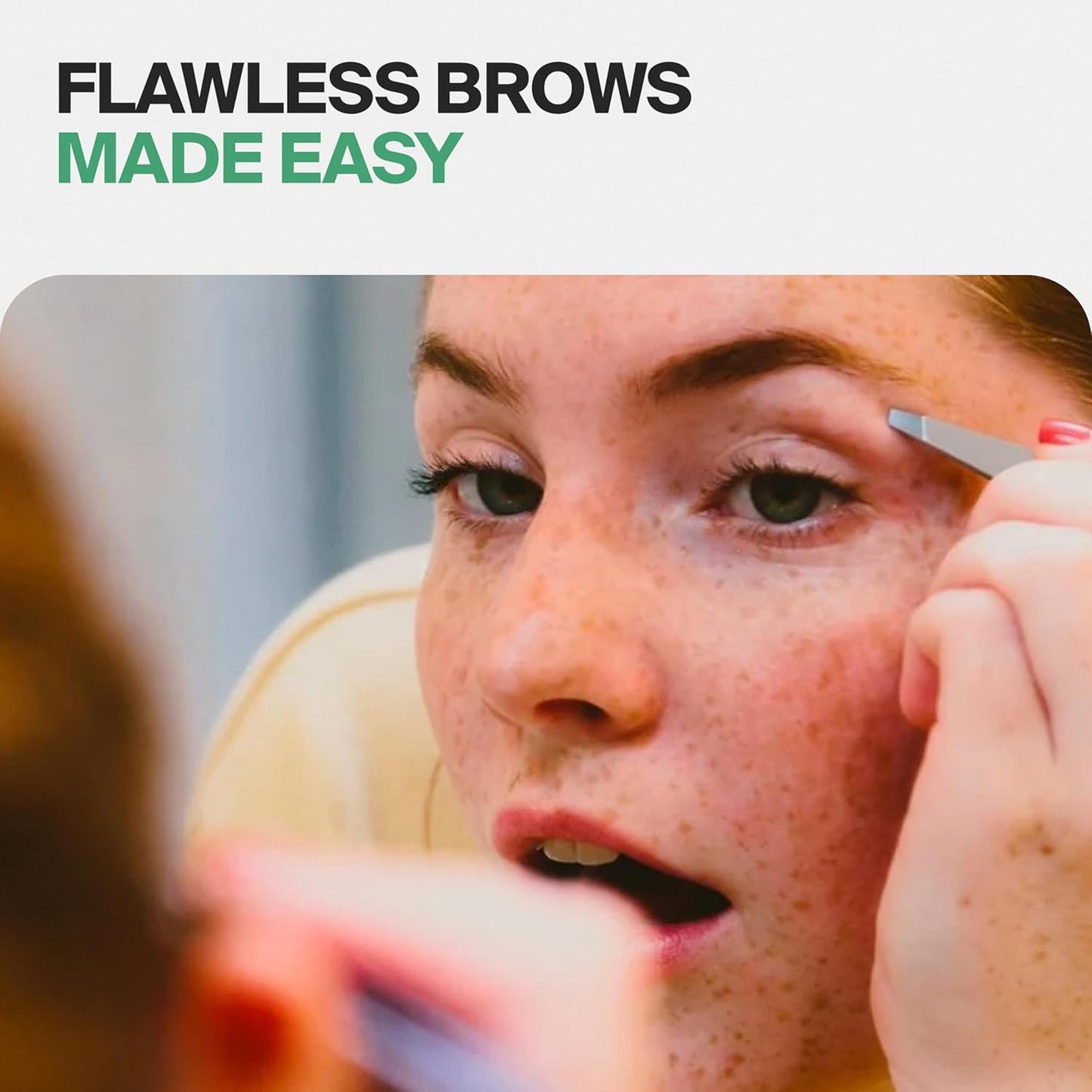 GERMANIKURE Slanted Tweezers in Leather Case - Made in Solingen Germany