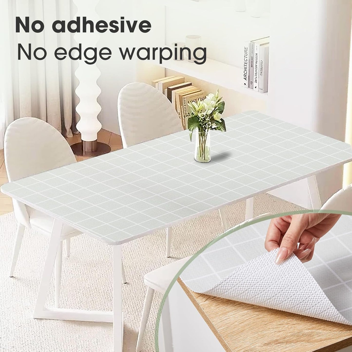 Beautysaid Shelf and Drawer Liner for Kitchen Cabinet, Non Adhesive Non Slip Shelf Paper Waterproof Washable Thickened for Dresser Pantry Shelve Bathroom Protector Liner(Light Green,23.6 in x 30 FT)