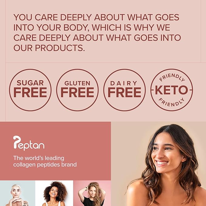 Collagen Skin - Hydrolyzed Collagen Peptides, with Hyaluronic Acid, Silicon & Biotin - Hair, Skin & Nails - Cranberry - 12.1 oz (30 Servings)