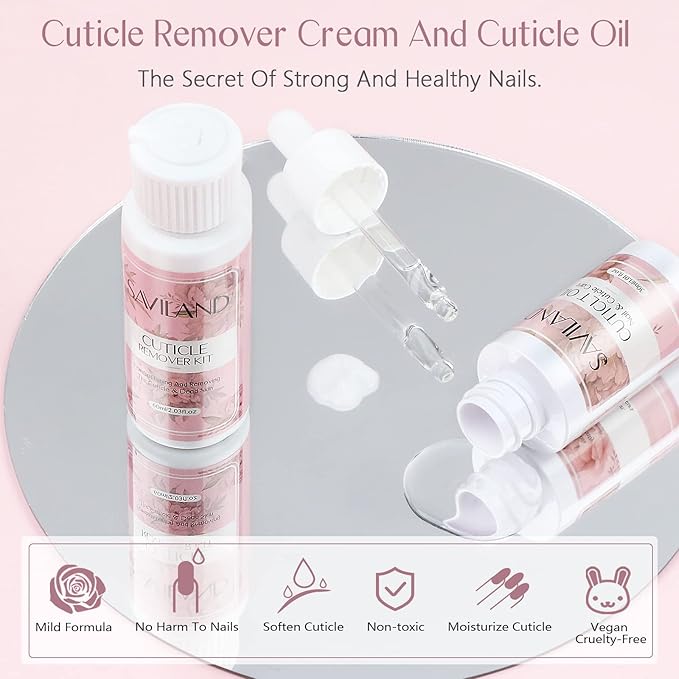 Nail Drill & Cuticle Remover and Cuticle Oil Kit Deal Set