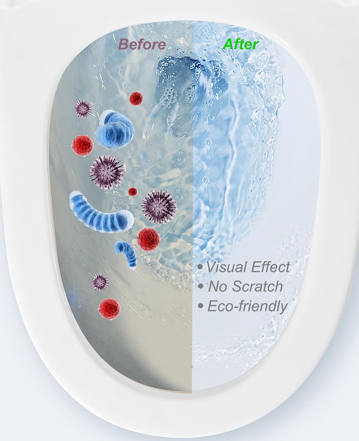 10 Pack Pumice Stone for Cleaning with Extra Long Handle, Toilet Pumice Stone Scouring Stick, Cleaning for Toilet, Sink, Bathtub and Pool, 1 Wand+10 Stones