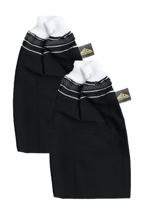 Exfoliating Glove - Body Scrub - Turkish Hammam Kese Mitt - Dead & Dry Skin Cleanser - Tan Remover Mitts - To Have a Soft Skin Care - For Women & Men (2 Units)