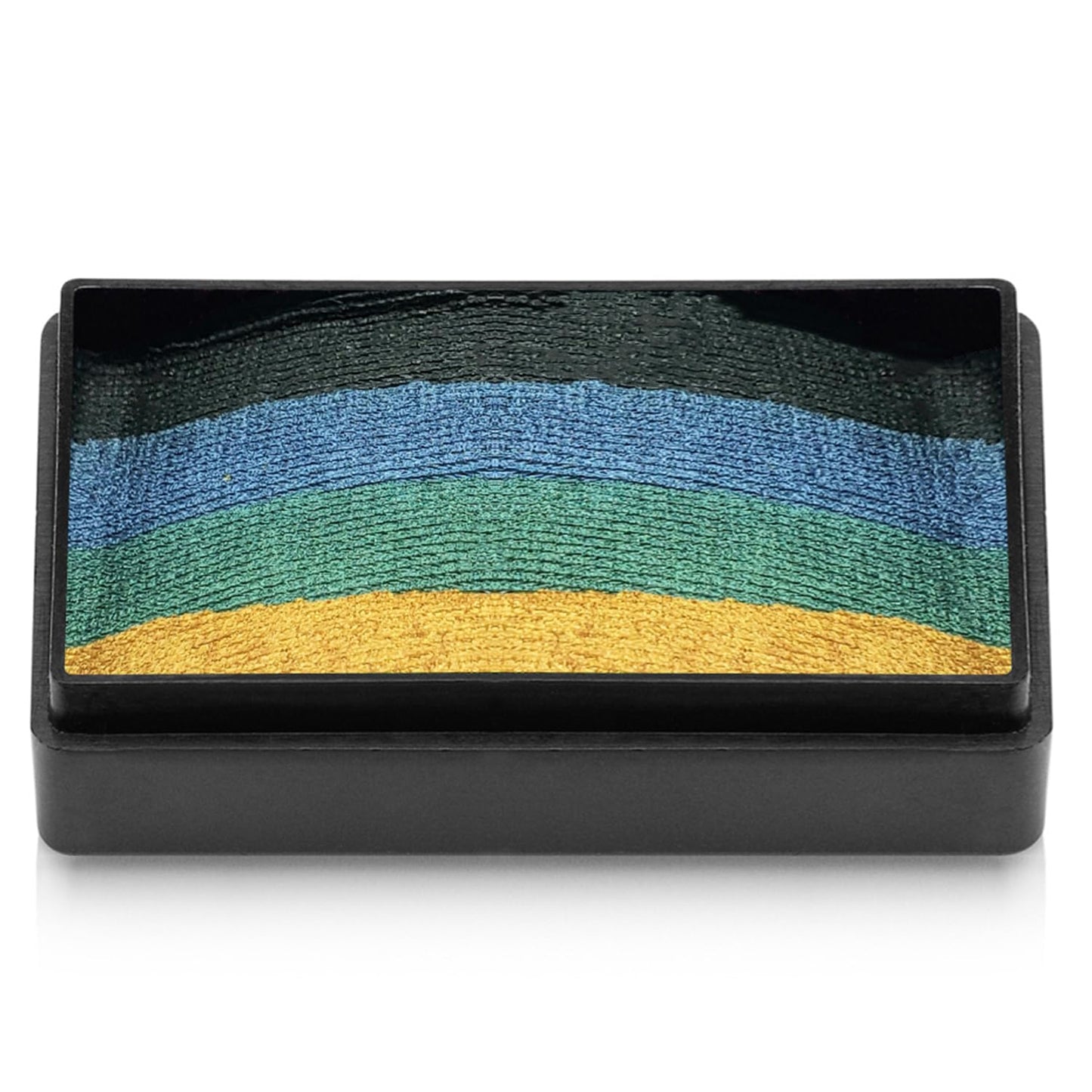 Kraze FX Dome Stroke - Forest (25 gm), Professional 1-Stroke Split Cake, Hypoallergenic, Non-Toxic, Water Activated Face & Body Painting Makeup Supplies for Sensitive Skin, Kid Safe, Adults