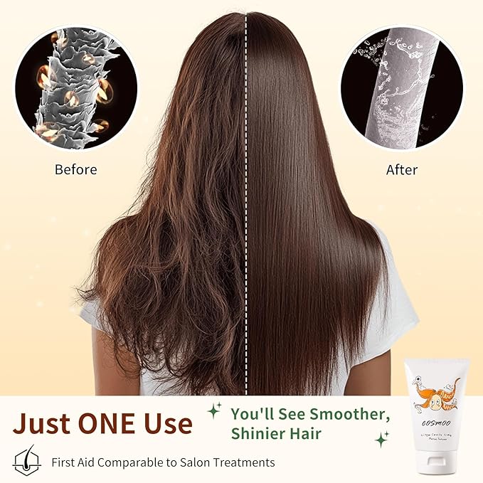 Hair Mask for Damaged Hair-Collagen Coating Hair Protein Treatment, Deep Repair Conditioner for Damaged, Curly, or Straight Thin Fine Hair 100ml