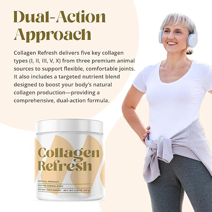 Boosts Body’s Collagen Production - Promotes Joint Health, 9.8 oz - 3 Pack