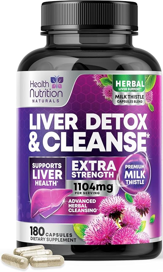 Gentle Liver Cleanse Detox & Repair Formula 180 Capsules