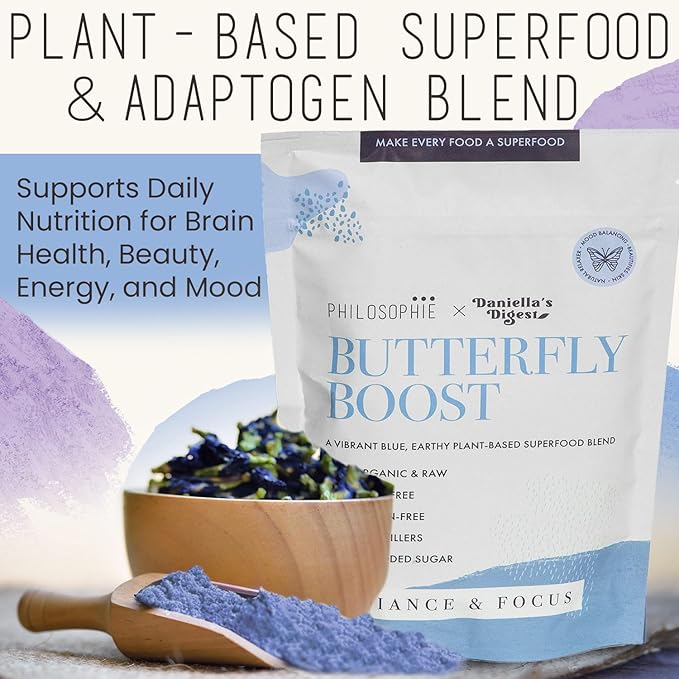 Philosophie Cosmic Elixir & Butterfly Boost Bundle - Superfood Powder Blends - All Natural Plant-Based 2pack