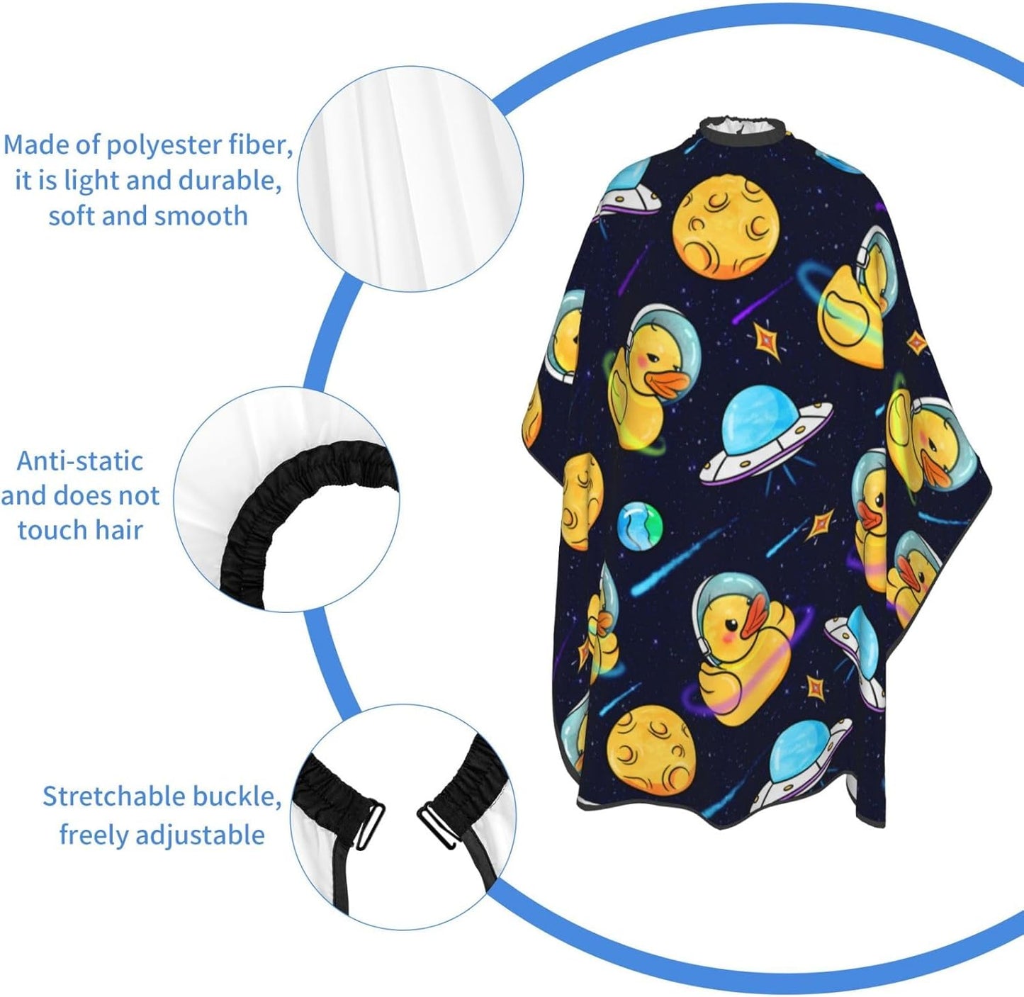 Barber Cape for Kids Funny Duck Haircut Cape Professional Salon Cape Waterproof Hair Cutting Styling Haircut Apron