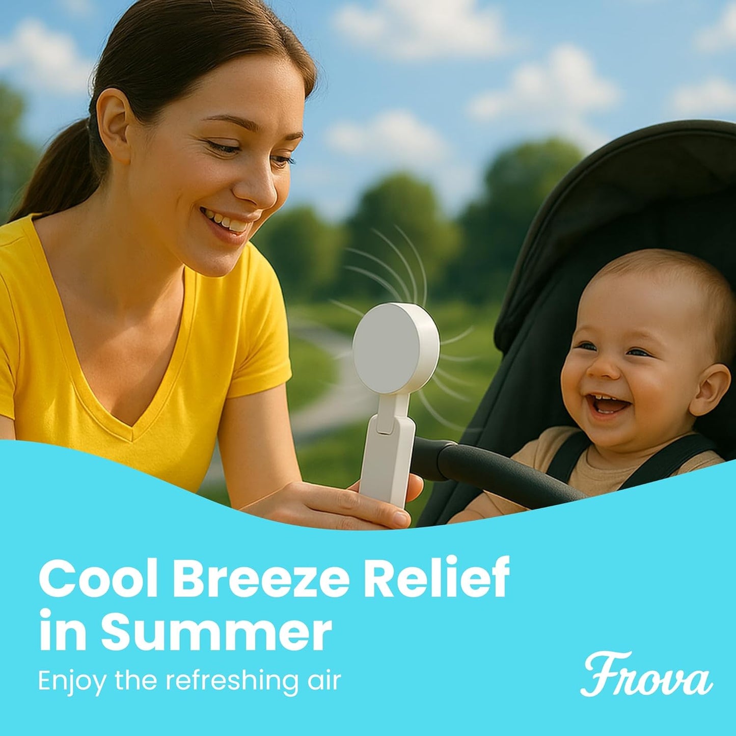 Zephyrus Portable Handheld Fan – 5200 mAh USB‑C Rechargeable, 5‑Speed Quiet Brushless – Foldable Pocket‑Size with Stand, Lanyard & Pouch