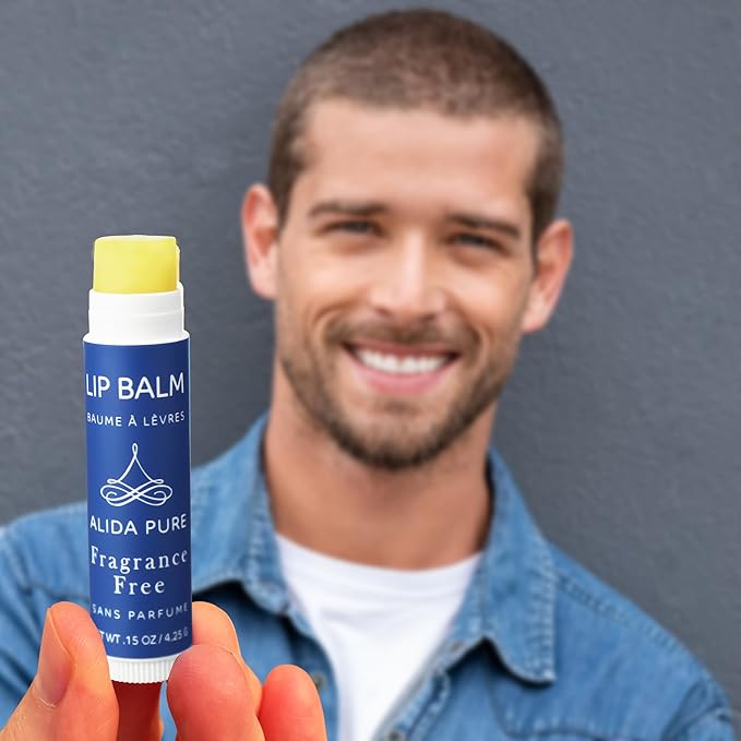 Fragrance Free 50 Tube Lip Balm Collection, Unscented Vegan Lip Balm, Bees Wax Free, Avocado Oil, Organic Jojoba Oil, Vitamin E, For Dry, Chapped, or Cracked Lips 50 Tubes