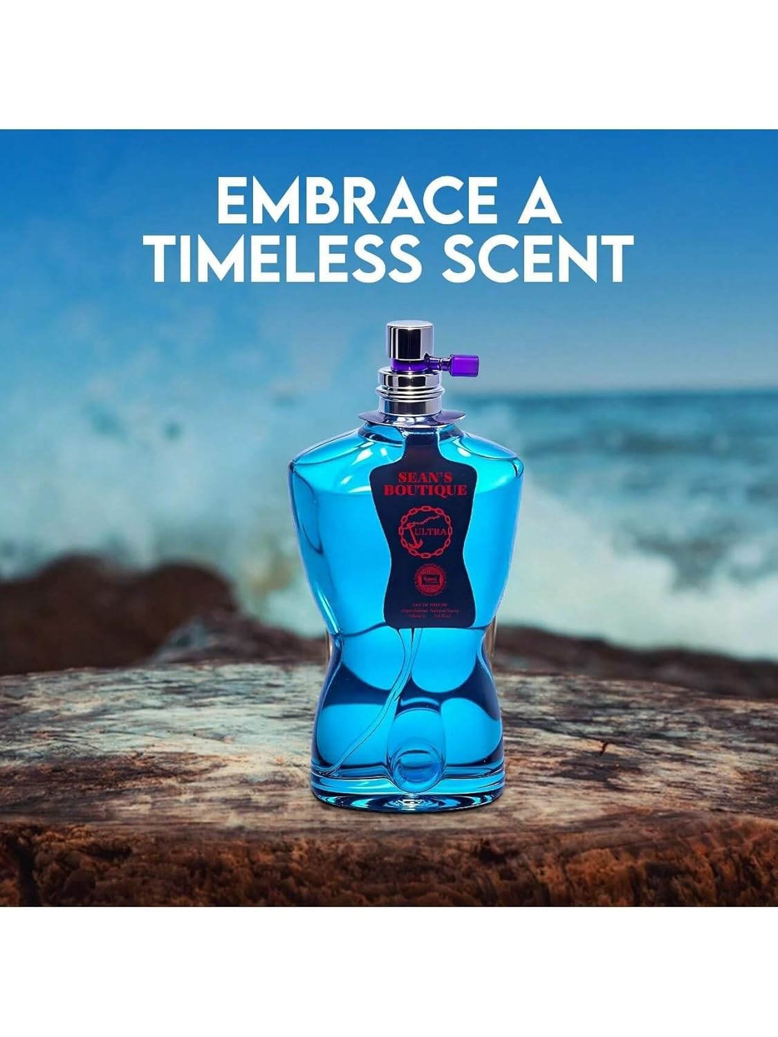 2PCS Valentine Milano/Sean Ultra Eau De Toilette for Men-Fresh,Romantic Scent Perfume for Men 3.4 Fl Oz Each Mens Cologne For All Skin Daily Used