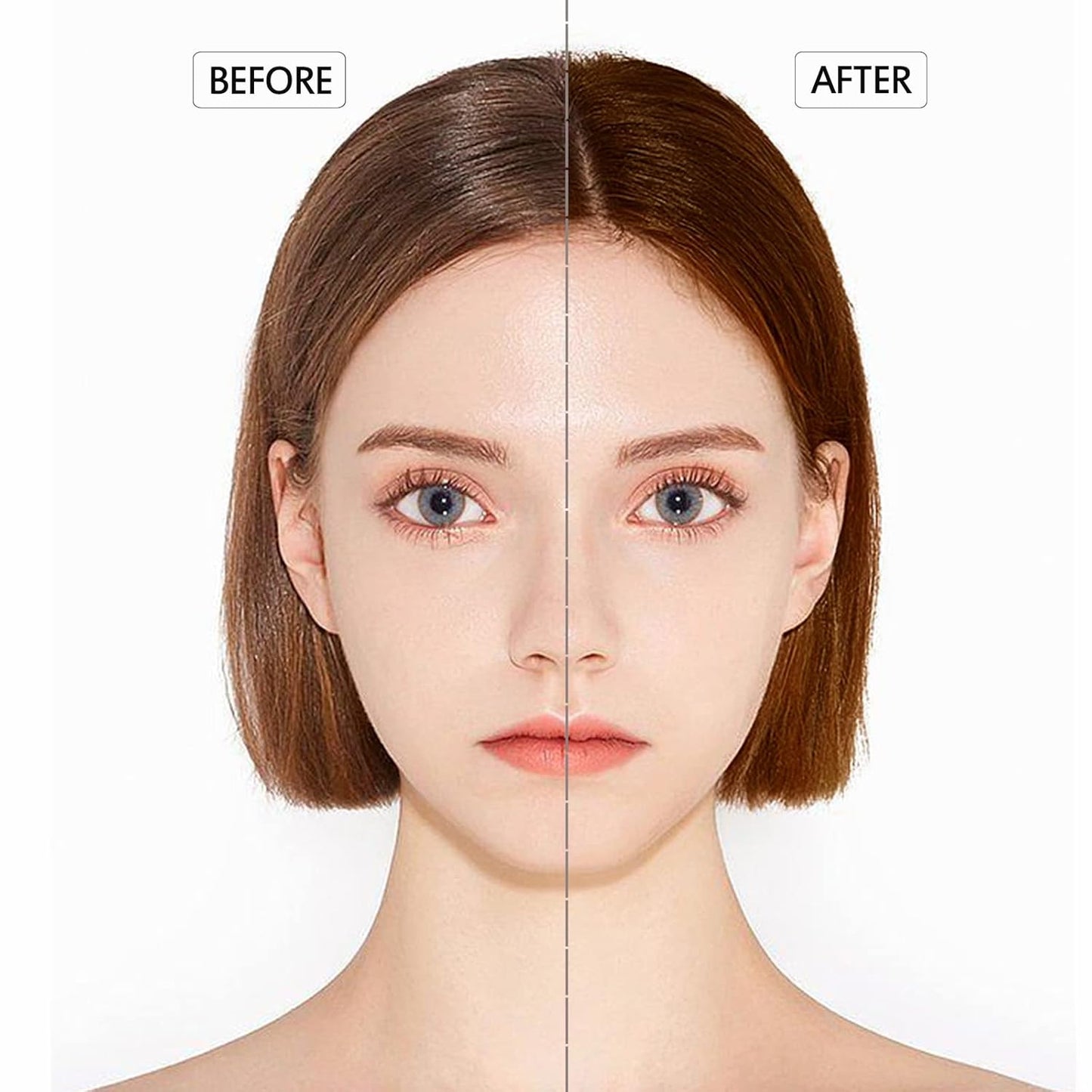 Natural Coffee Hair Color Shampoo 500ml | Upgrade Formula, 3-IN-1 Herbal Hair Coloring Shampoo, Nourishing & Dyeing for Men Women, 100% Coverage for All Hair Types 17.6 Fl Oz (Coffee)