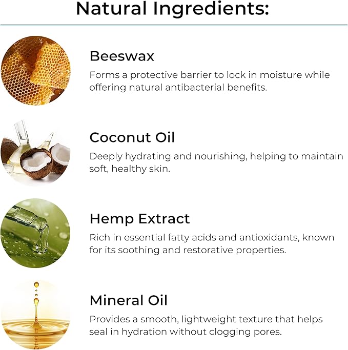 Graston Hemp Massage Lotion 4oz – Hydrating Hemp Lotion for Pain Relief, Relaxation & Soft Skin - Pack of 1