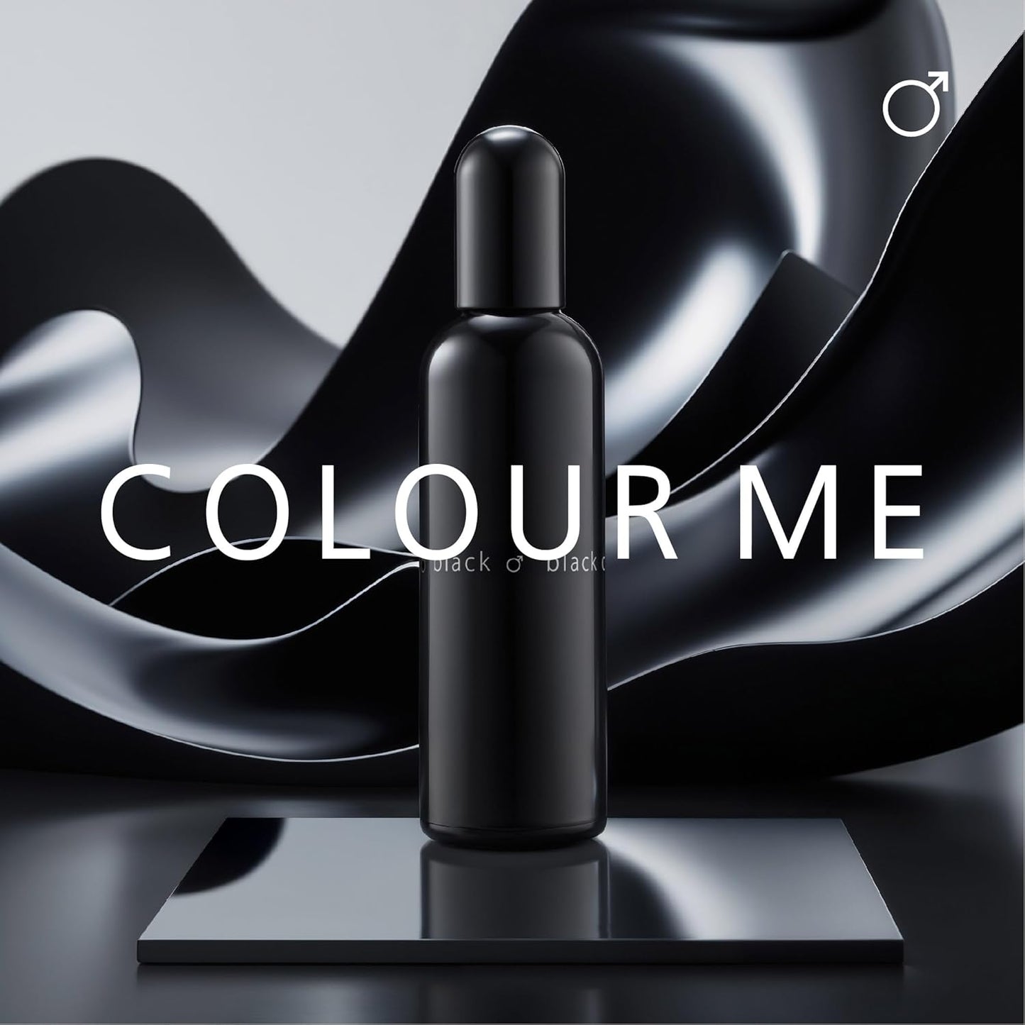 COLOUR ME Milton-Lloyd Black Homme - Eau de Parfum - Long Lasting Perfume for Men - Vanilla, Sandalwood Cologne for Men - Woody Men's Cologne - 3 oz.